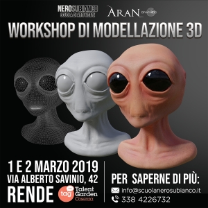 A Marzo il Workshop di Modellazione 3D!