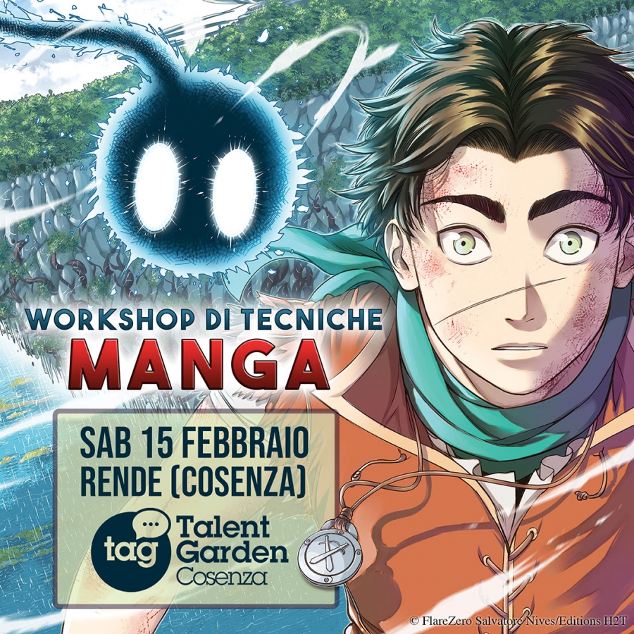 15 Febbraio 2020: Workshop Manga con Salvatore Pascarella!