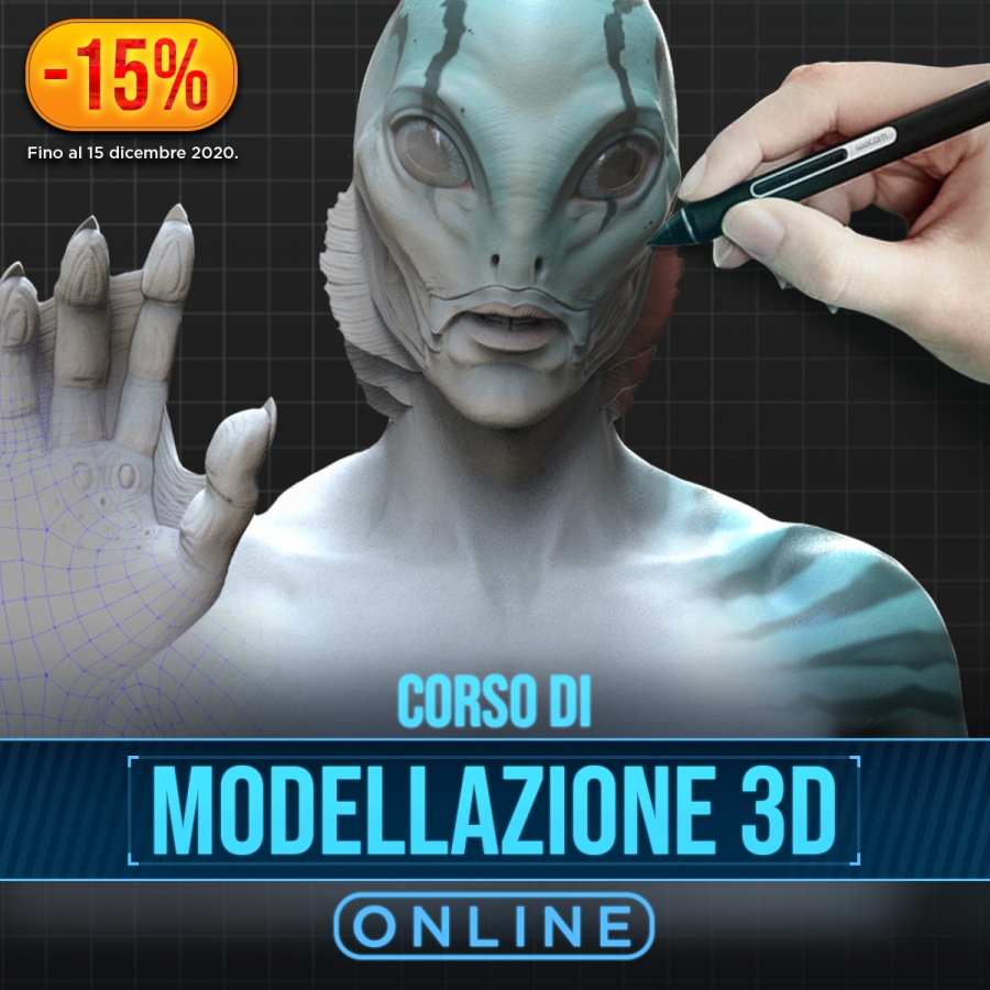 Corso di Modellazione 3D online: in pre-ordine da oggi!